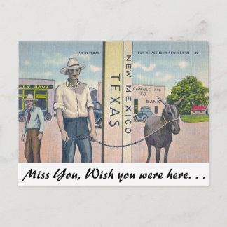 Carte Postale Nouveau-Mexique-Texas