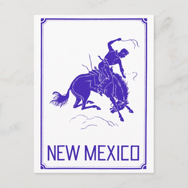 Carte Postale Nouveau-Mexique vintage (Devant)