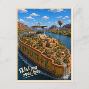 Carte Postale Nouveau-Mexique   Wish You Were Here   Série des É