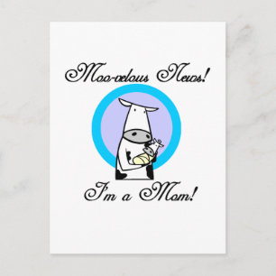 Carte Postale Nouveau Moo-velous Maman Tshirts et cadeaux