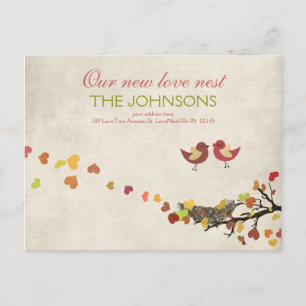 Carte Postale Nouveau nid d'amour