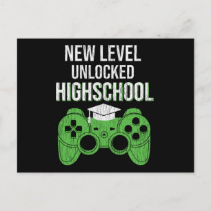 Carte Postale Nouveau Niveau Débloqué Cadeau pour Élève Gamer au