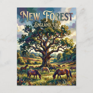 Carte Postale Nouveau Parc National de la Forêt UK