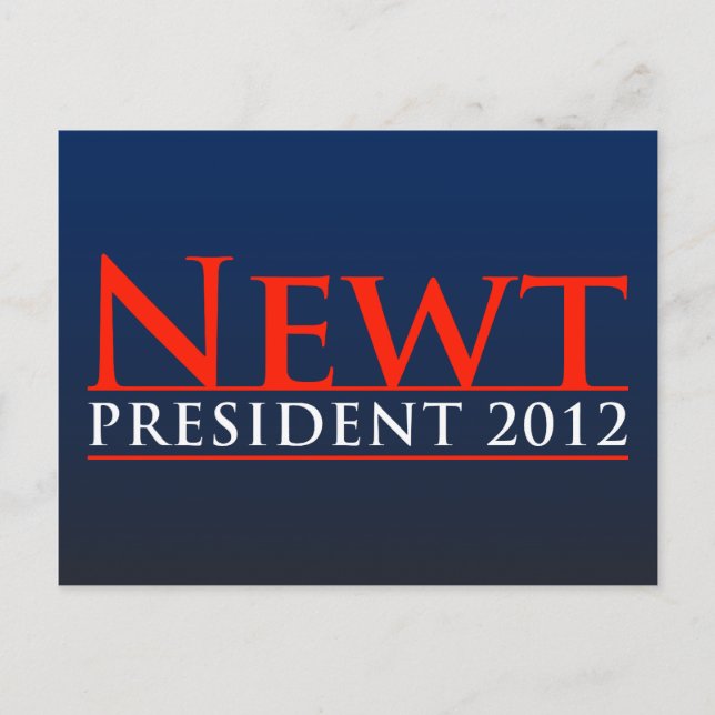 Carte Postale Nouveau président 2012 (Devant)