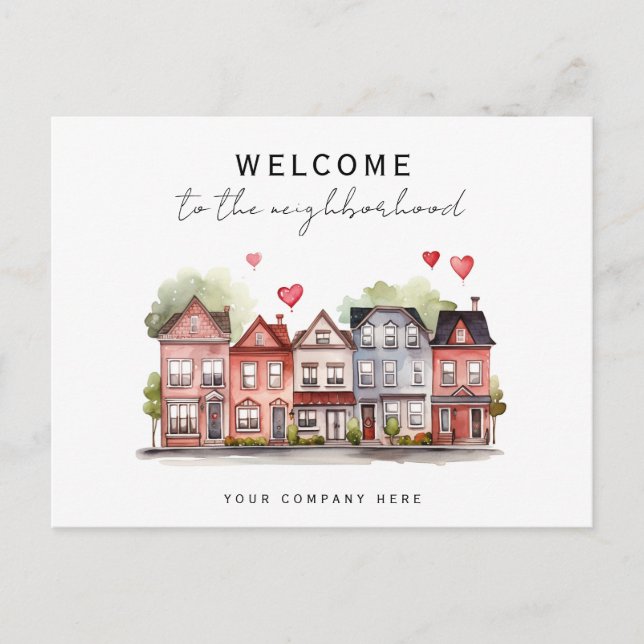 Carte Postale Nouveau propriétaire Bienvenue dans le quartier Im (Devant)