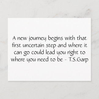 Carte Postale Nouveau voyage