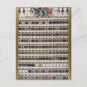 Carte Postale Nouveaux modèles uniformes pour le Royal Prussian