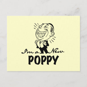 Carte Postale Nouveaux T-shirts et Cadeaux Pavot Souriants
