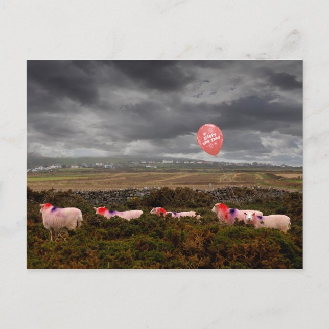 Carte Postale Nouvel An (Devant)