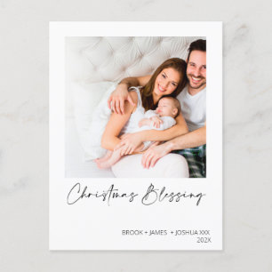 Carte Postale Nouvel anniversaire minimaliste Bénédictions de No