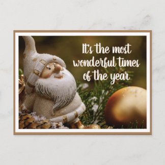 Carte Postale Nouvel elfe du pôle nord de Noël post-traversée