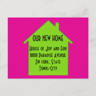 Carte Postale nouvelle adresse