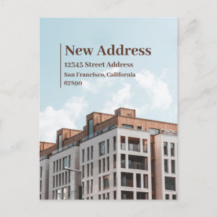 Carte Postale Nouvelle adresse Changement d'adresse Faire-part d