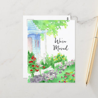 Carte Postale Nouvelle Adresse Nous Avons Déménagé Maison De Cot