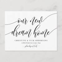 Nouvelle adresse résidentielle Dream, Faire-part m