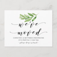 Nouvelle Adresse, Verdure, Faire-part mobile