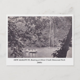 Carte Postale Nouvelle Albany à Glenwood Park 1900 Batterie