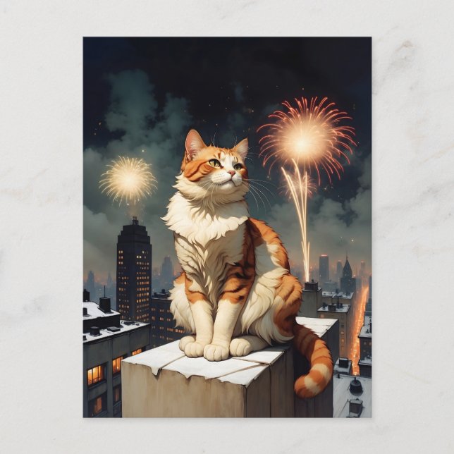 Carte Postale nouvelle année (Devant)