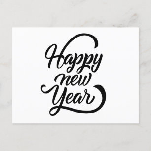 Carte Postale nouvelle année heureuse