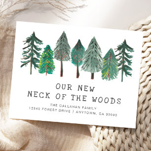 Carte Postale Nouvelle annonce de déménagement Neck of the Woods