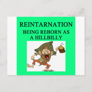 Carte Postale nouvelle ère hillbilly blague