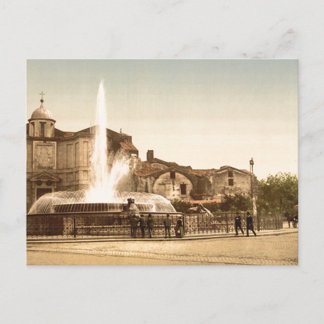 Carte Postale Nouvelle Fontaine et Printemps de Dioclétien, Rome (Devant)