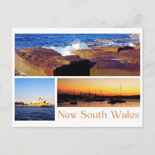 Carte Postale Nouvelle-Galles du Sud (Devant)