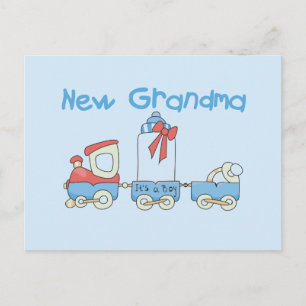 Carte Postale Nouvelle grand-mère de tee-shirts et cadeaux de tr