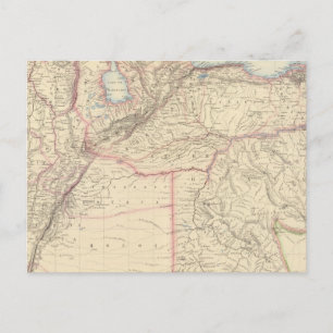 Carte Postale Nouvelle Grenade et Venezuela