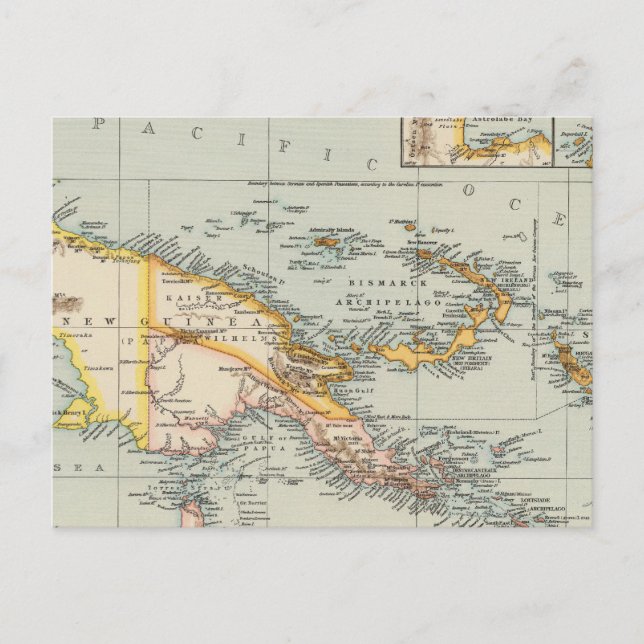 Carte Postale Nouvelle-Guinée, archipel de Papouasie (Devant)