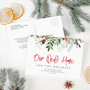 Carte Postale Nouvelle lettre de script de maison de vacances No