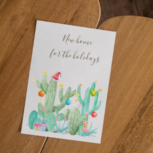 Carte Postale Nouvelle maison pour vacances Moving Cactus Sud-Ou