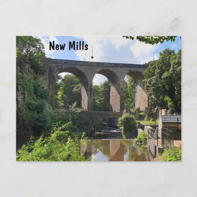 Carte Postale Nouvelle Mills Torrs Walk (Devant)