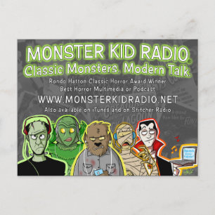 Carte Postale Nouvelle Monster Kid Radio Card