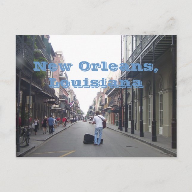 Carte Postale Nouvelle-Orléans, Louisiane (Devant)
