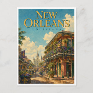 Carte Postale Nouvelle-Orléans Louisiane French Quarter GeoSaga