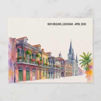 Carte Postale Nouvelle-Orléans Louisiane Nola Voyage Rétro Vinta