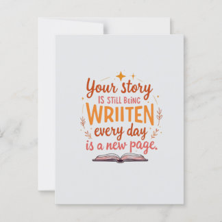 Carte Postale Nouvelle page, Nouveau jour