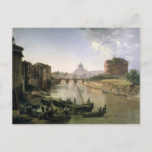 Carte Postale Nouvelle Rome avec le Castel Sant'Angelo