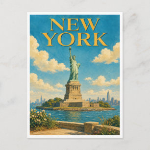 Carte Postale Nouvelle Statue de la Liberté de York GeoSaga