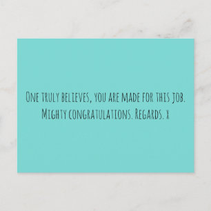 Carte Postale Nouvelle tâche