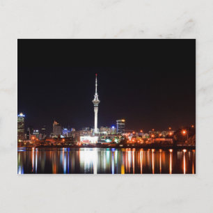 Carte Postale Nouvelle-Zélande : Auckland la nuit