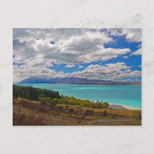 Carte Postale Nouvelle-Zélande : Le lac Pukaki