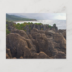 Carte Postale Nouvelle-Zélande : Rocks de Pancake