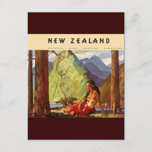 Carte Postale Nouvelle-Zélande vintage