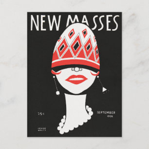 Carte Postale Nouvelles masses (1926) par Frank Walts.