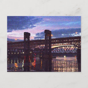 Carte Postale Nouvelles ponts de Londres sur la Tamise