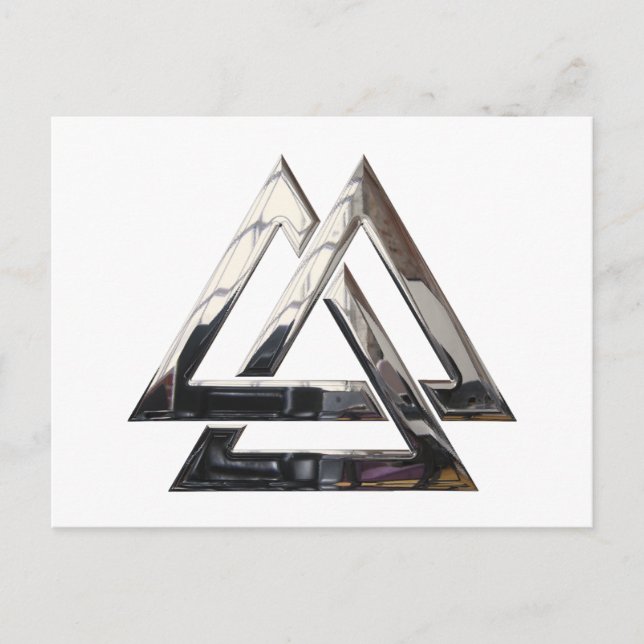 Carte Postale Noyer noir - argent (Devant)