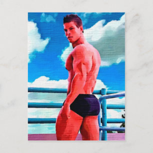 Carte Postale Nuage 9 Hunk