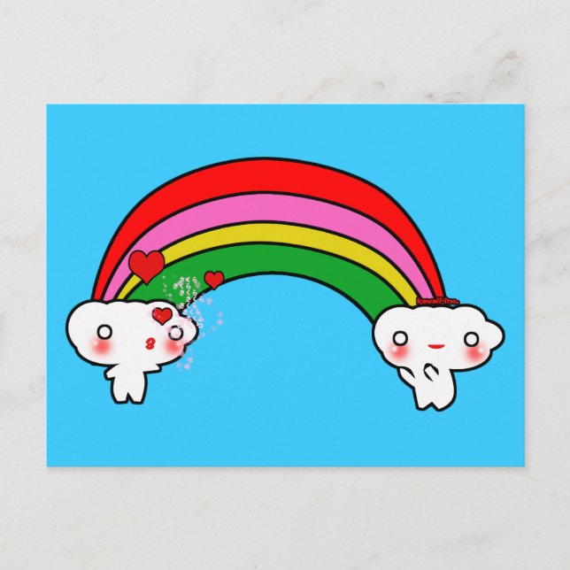 Carte Postale Nuage dans l'amour ! (Devant)